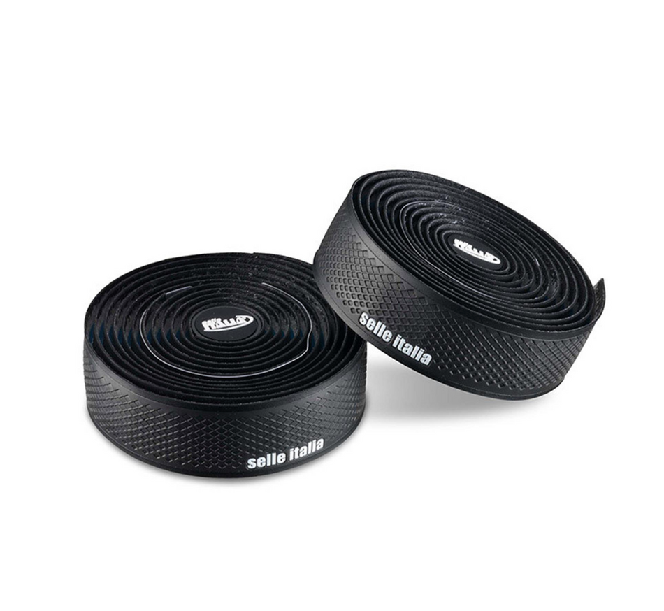 Selle Italia Shock Absorber 2.5mm Thick Handlebar Tape Kit In Black