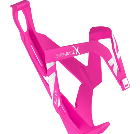 Elite Custom Race X Cage for cycling water bottle bundle pink, designed for optimal performance and durability.