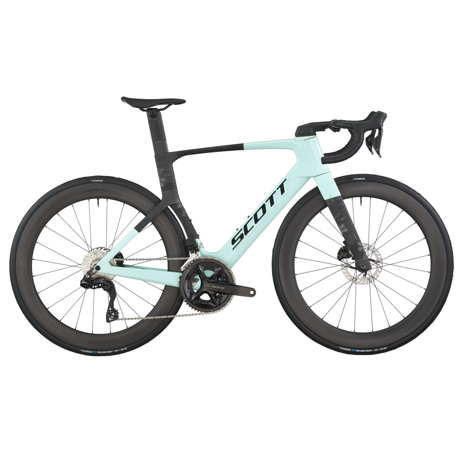 Scott Foil RC 20 Bike In Gelato Blue Carbon Black