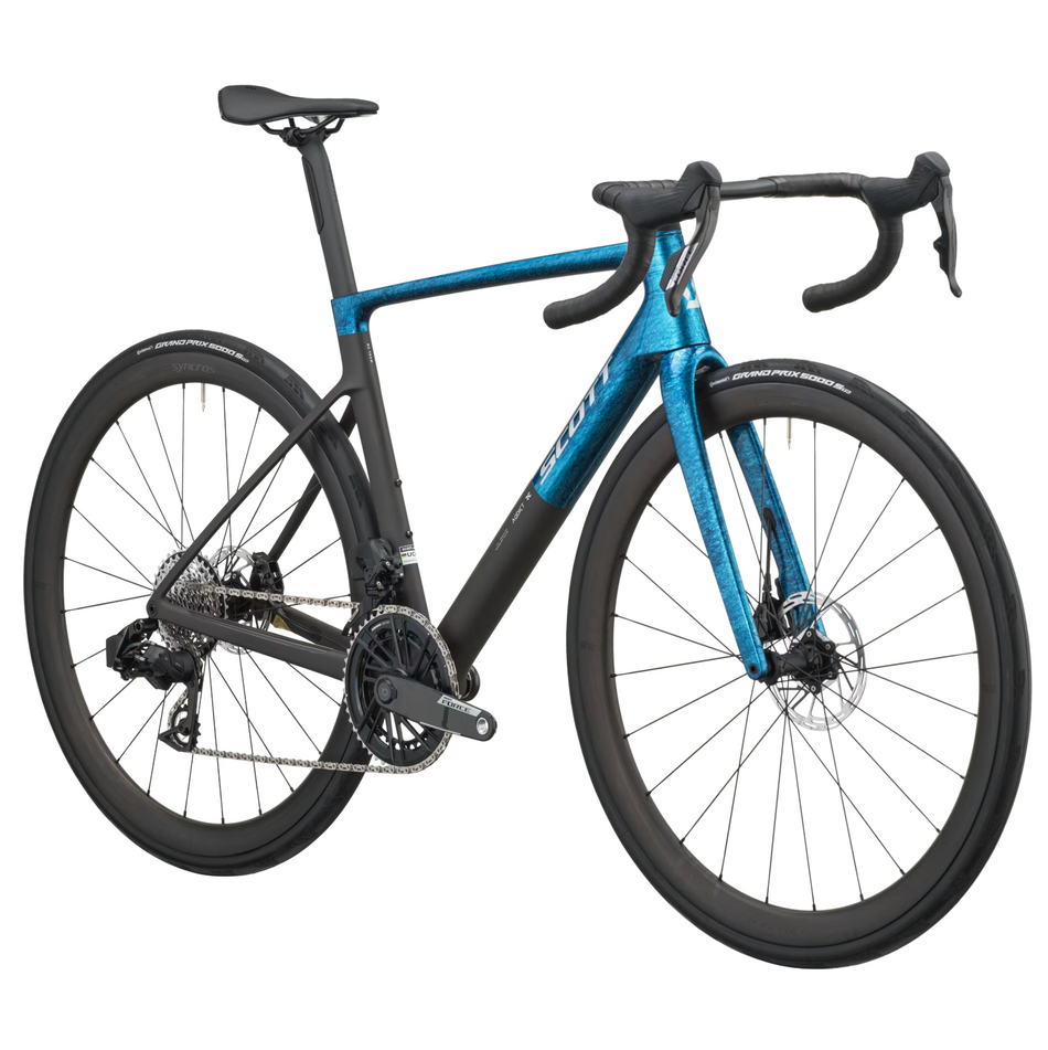 Scott Addict RC Team Bike In Watery Blue Carbon Black