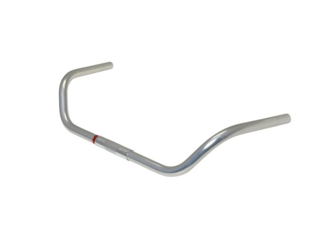 Nitto B353AAF Bosco Cruiser Handlebars | 25.4mm Clamp | 580mm Width | Silver