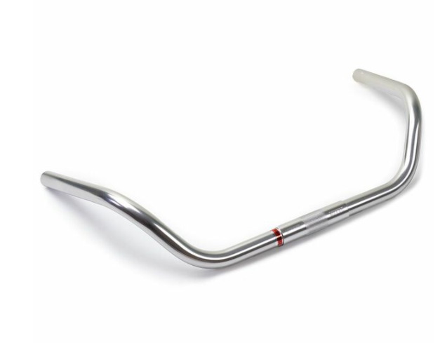 Nitto B353AAF Bosco Cruiser Handlebars | 25.4mm Clamp | 580mm Width | Silver