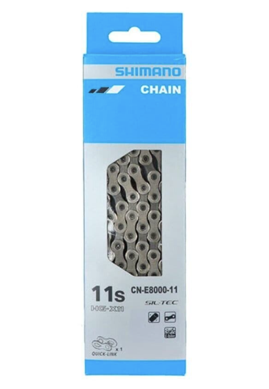 Shimano CN-E8000 11 Speed Rear / Front Single SIL-TEC E-Bike Chain With Quick Link 138Links