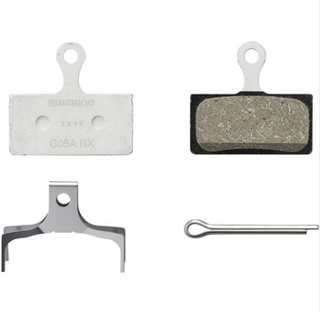 Shimano G05A-RX Resin Alloy Backed Disc Brake Pads For XTR, ULTEGRA, DEORE XT, SLX, DEORE, SORA Fits G02A G03A Y2R298010