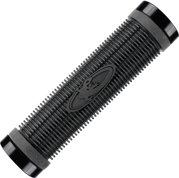 Lizard Skins Charger Dual-Clamp Lock-On BMX MTB Handlebar Grips In Black