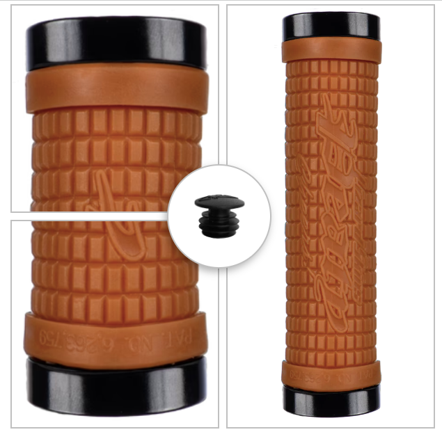 Lizard Skins Peaty Dual-Clamp Lock-On MTB BMX Handlebar Grips All Colours