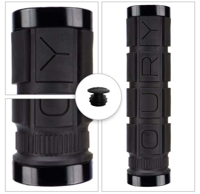 Lizard Skins Oury Dual Clamp Lock-On BMX MTB Handlebar Grips