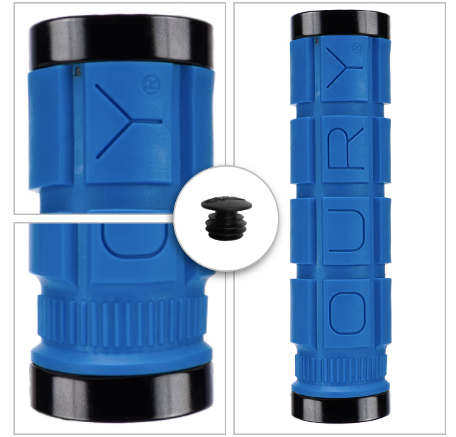 Lizard Skins Oury Dual Clamp Lock-On BMX MTB Handlebar Grips