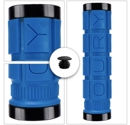 Lizard Skins Oury Dual Clamp Lock-On BMX MTB Handlebar Grips