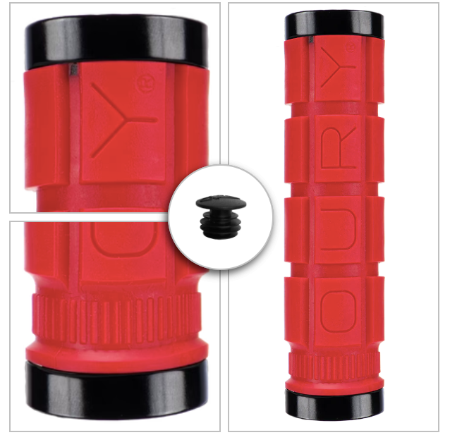 Lizard Skins Oury Dual Clamp Lock-On BMX MTB Handlebar Grips