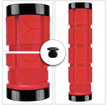 Lizard Skins Oury Dual Clamp Lock-On BMX MTB Handlebar Grips