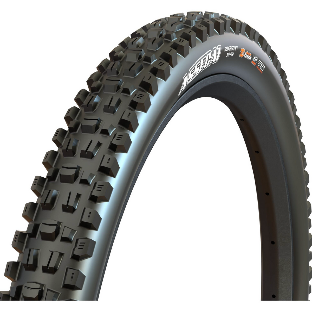 Maxxis Assegai WT 120x2 TPI 3C MaxxGrip Double Down Tubeless Folding Tyre