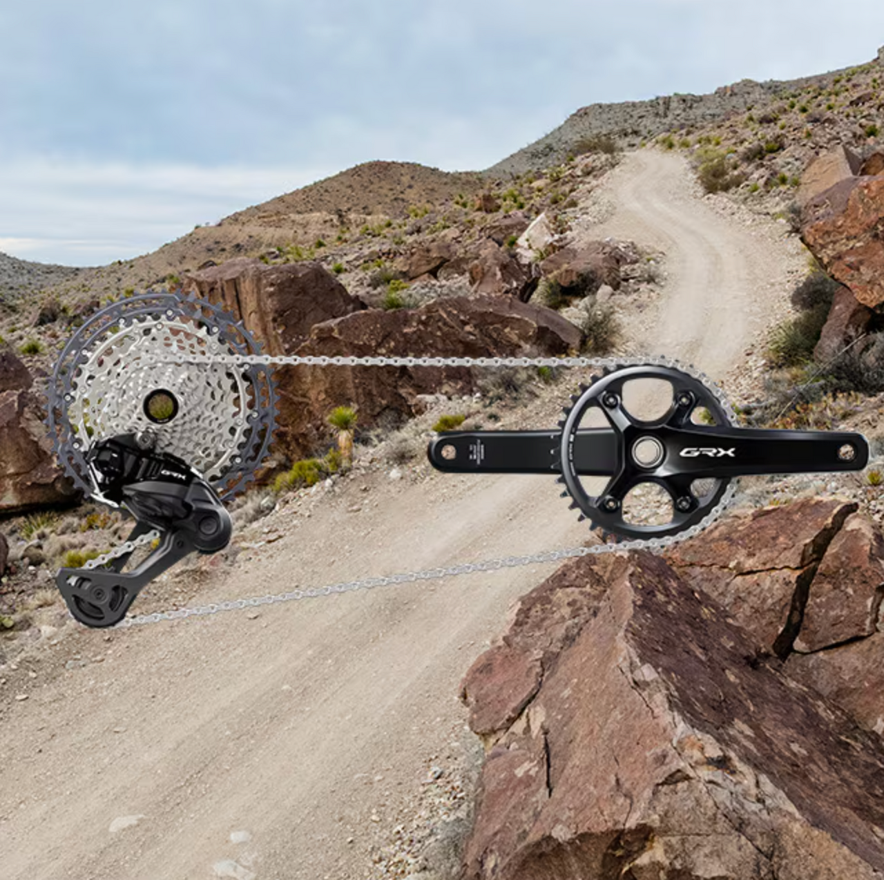 Shimano GRX RX825 Di2 2 x 12 Electronic Gravel Groupset