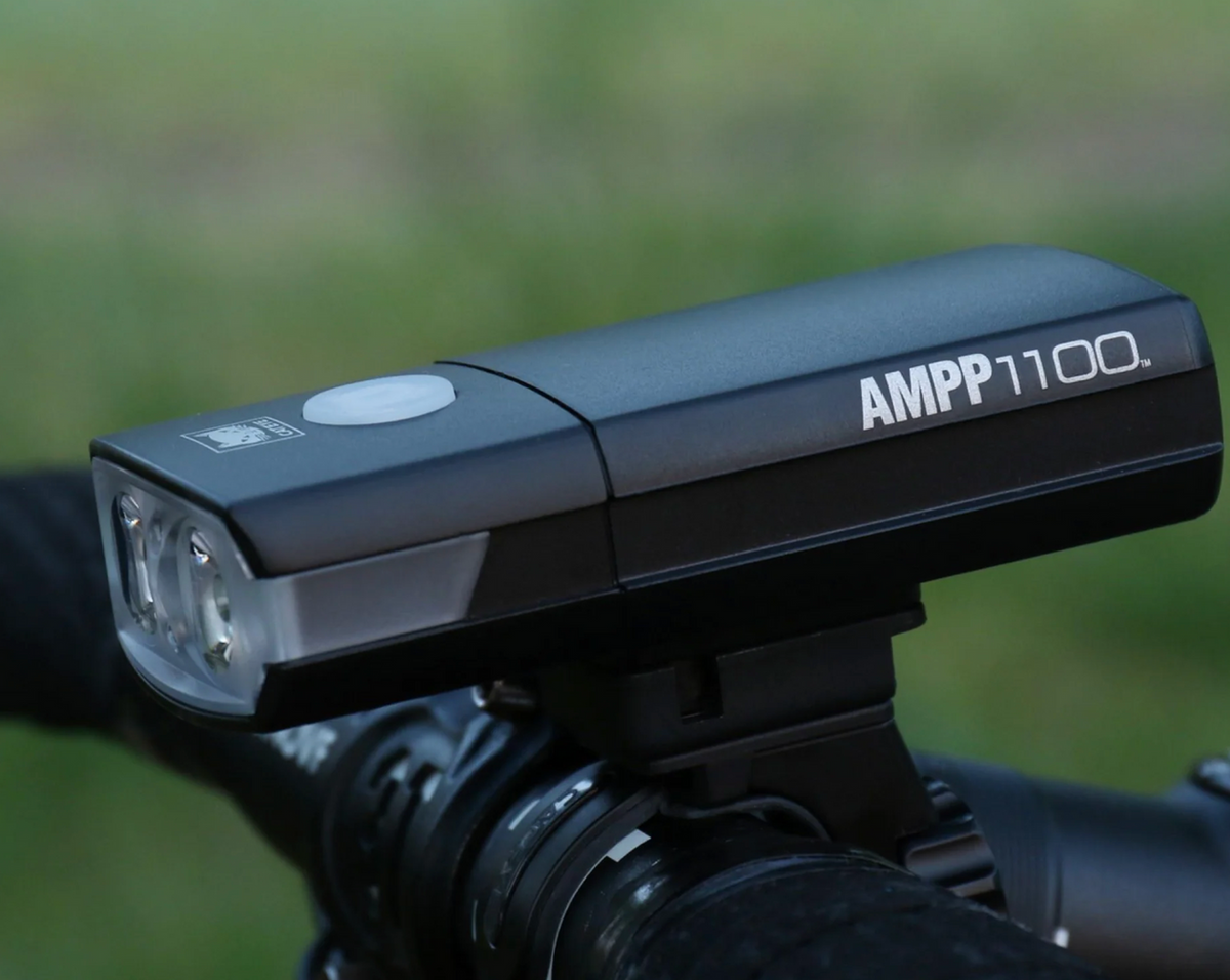 CatEye AMPP 1100 USB Rechargeable Front Bicycle Light | GRAVEL MTB ROAD
