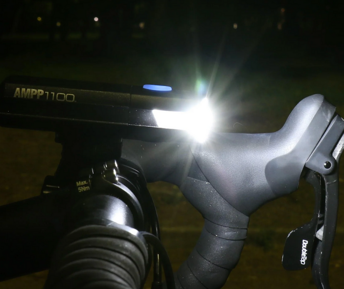 CatEye AMPP 1100 USB Rechargeable Front Bicycle Light | GRAVEL MTB ROAD
