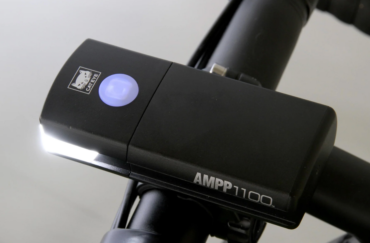 CatEye AMPP 1100 USB Rechargeable Front Bicycle Light | GRAVEL MTB ROAD