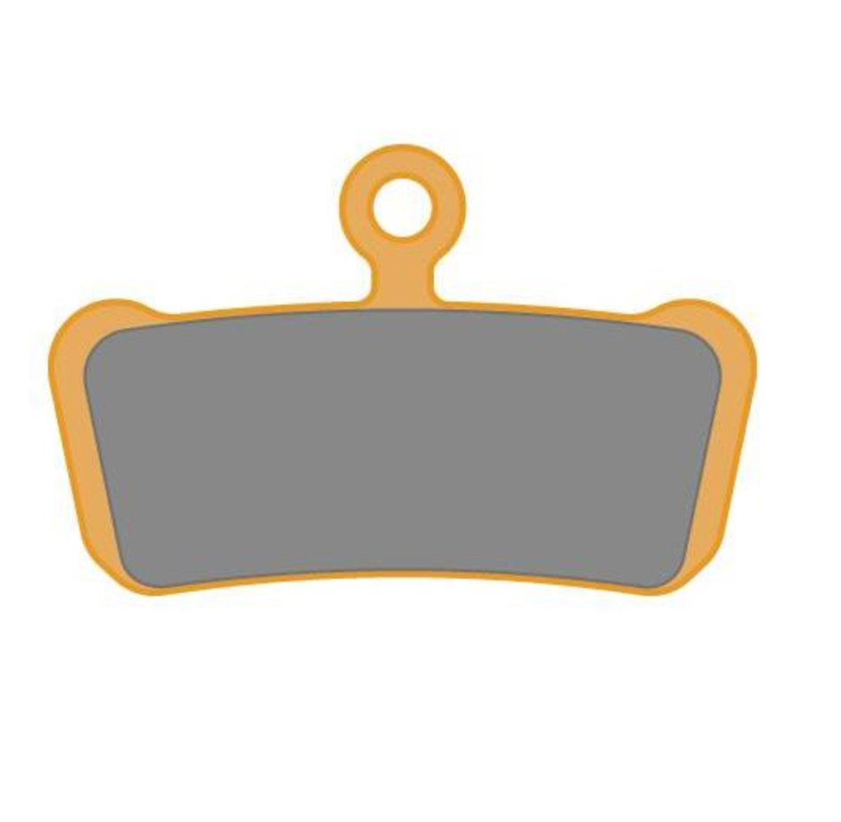 SRAM Medium Organic/Steel (Powerful) Trail/Guide/G2/Level 4 Piston Disc Brake Pads 00.5318.003.006