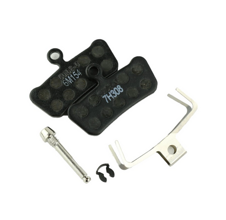 SRAM Medium Organic Steel Quiet Trail Guide Level 4 Piston Disc Brake Pads