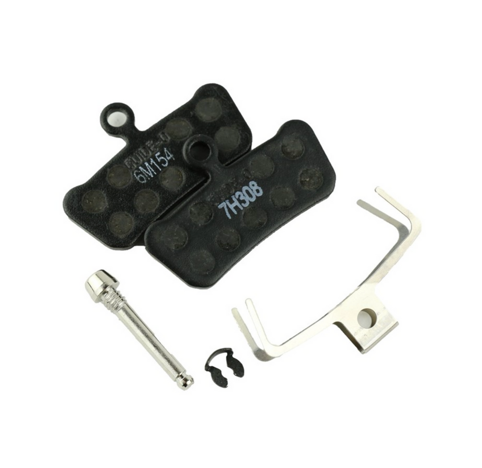 SRAM Medium Organic Steel Quiet Trail Guide Level 4 Piston Disc Brake Pads