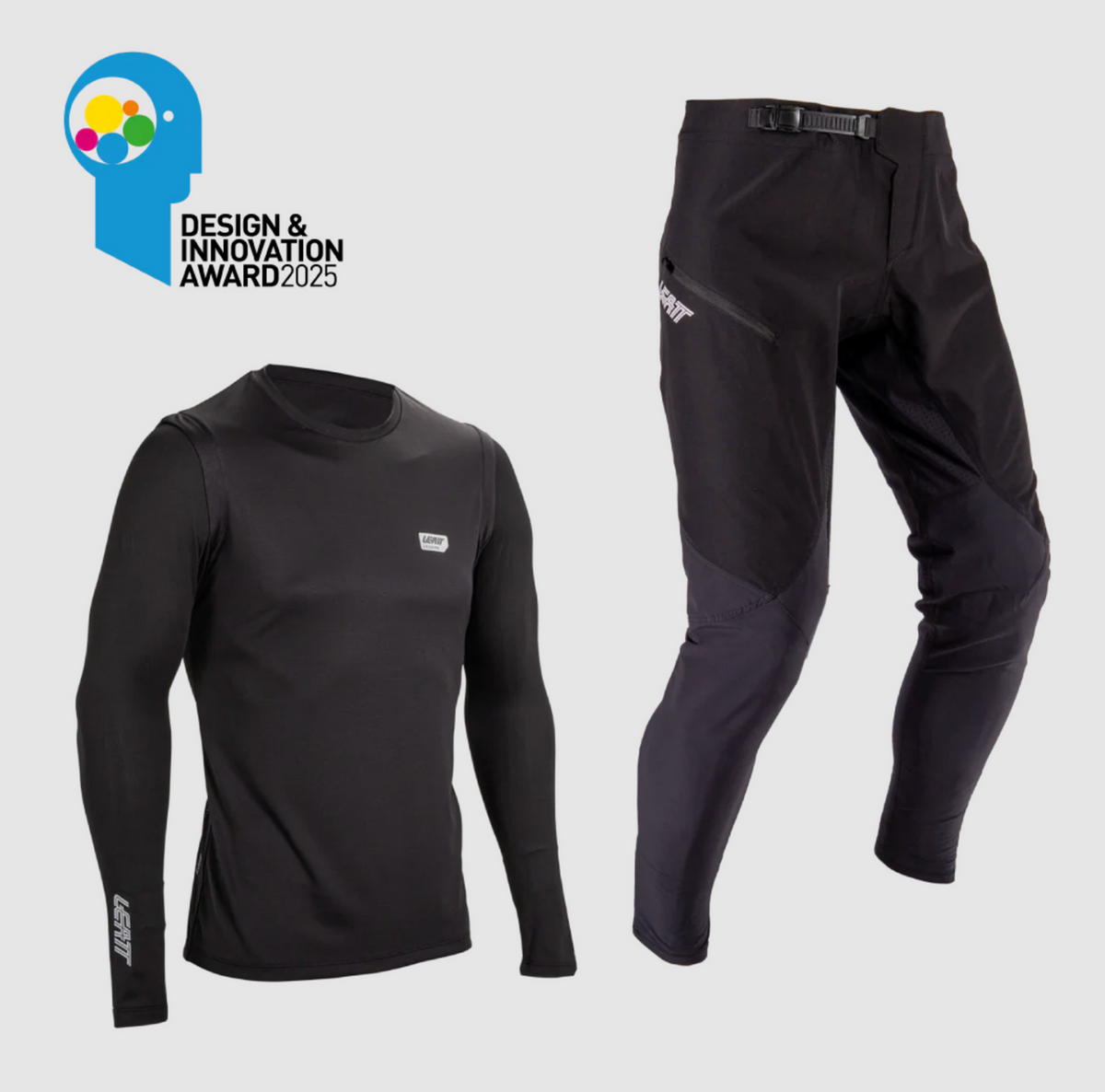 Leatt Junior MTB 1.0 Jersey & Trousers Ride Kit | Black