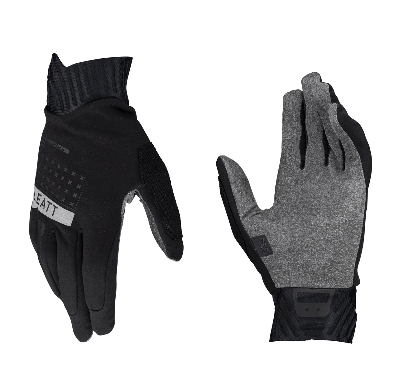 Leatt MTB WindBlock cycling gloves | Black