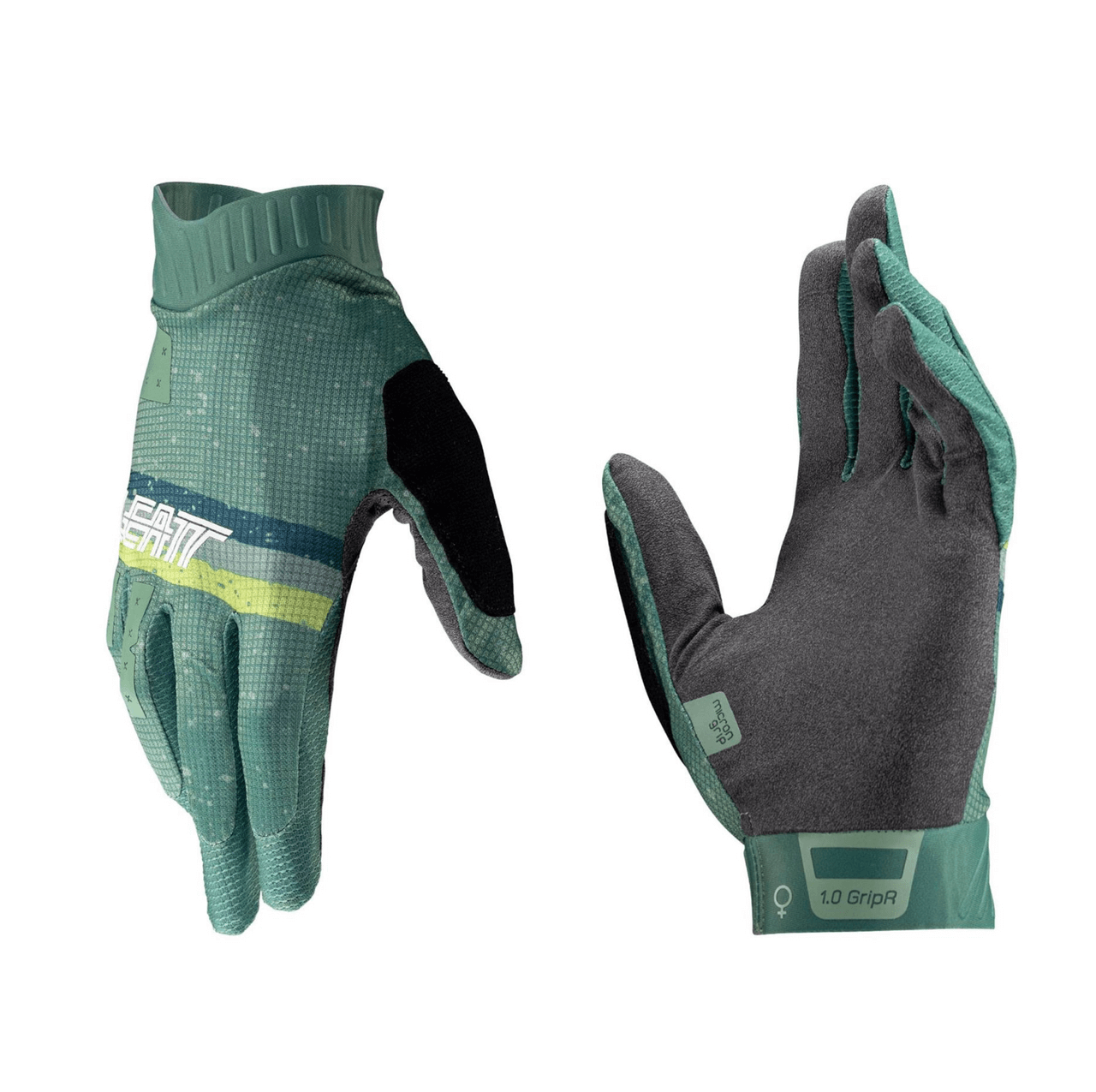 Leatt Women's GripR MTB 1.0 Cycling Gloves | Lagoon