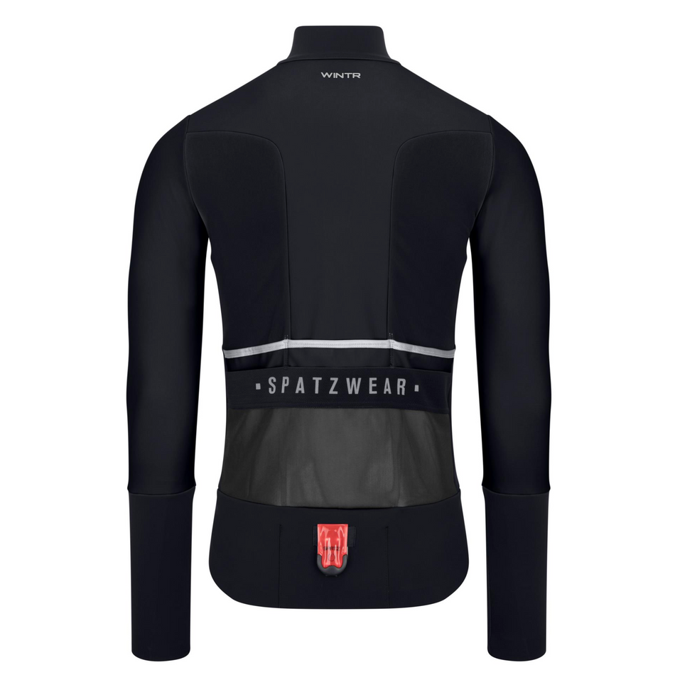 Spatzwear Wintr Waterproof Jacket With Burnr Light | Black