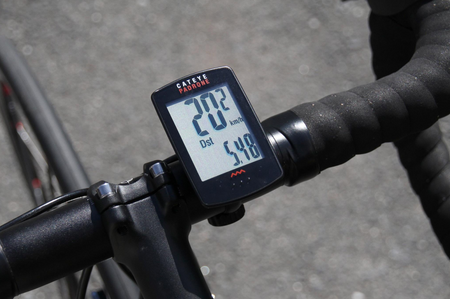 CatEye Padrone Wireless Large Screen 8 Function Cycling Bike Computer - Black