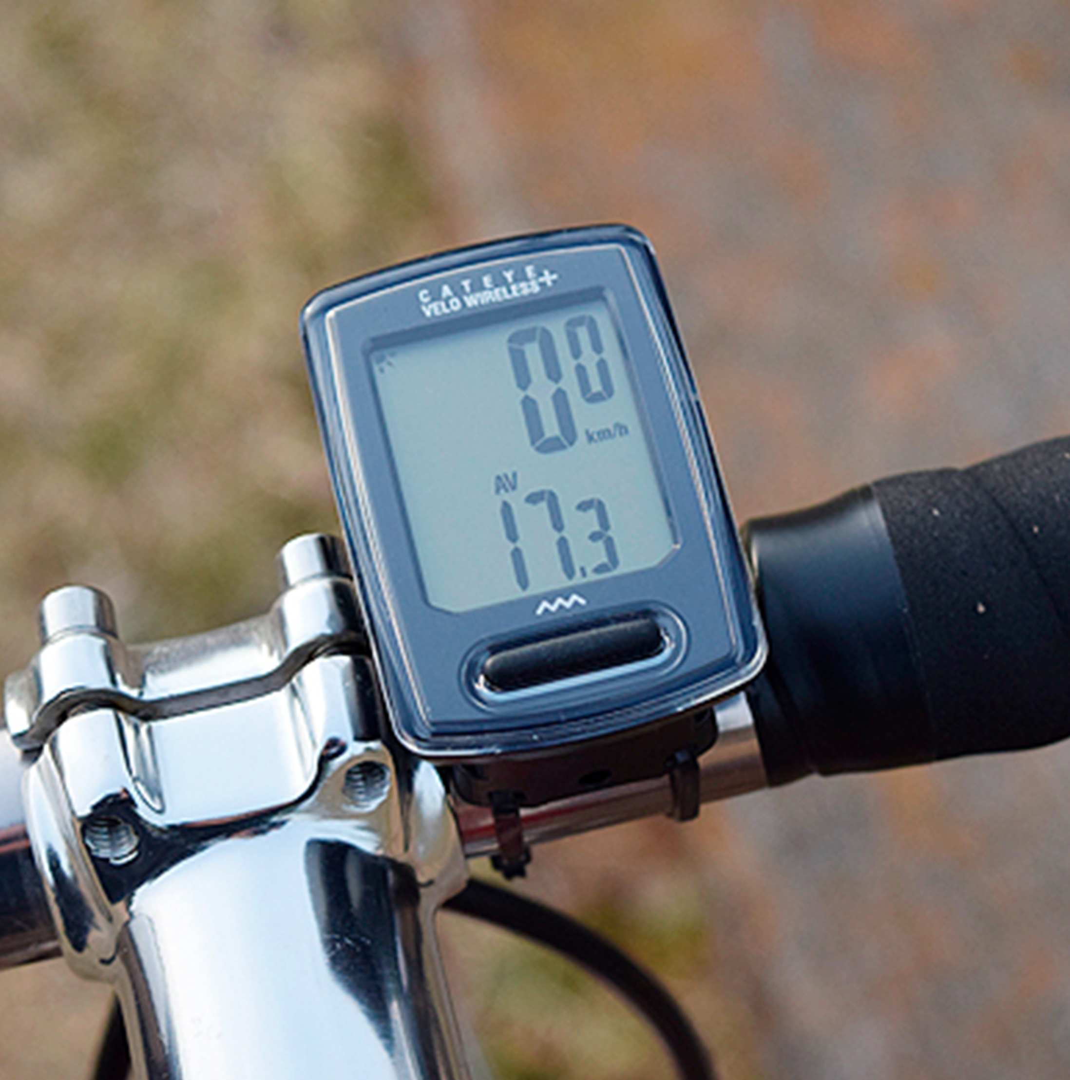 Black CatEye Velo Wireless Plus Programmable Cycling Bike Computer