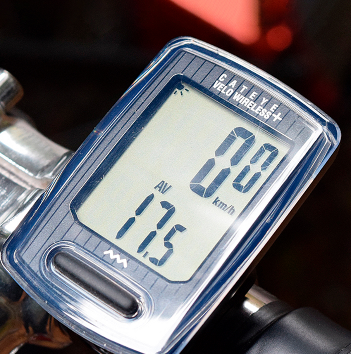 Black CatEye Velo Wireless Plus Programmable Cycling Bike Computer