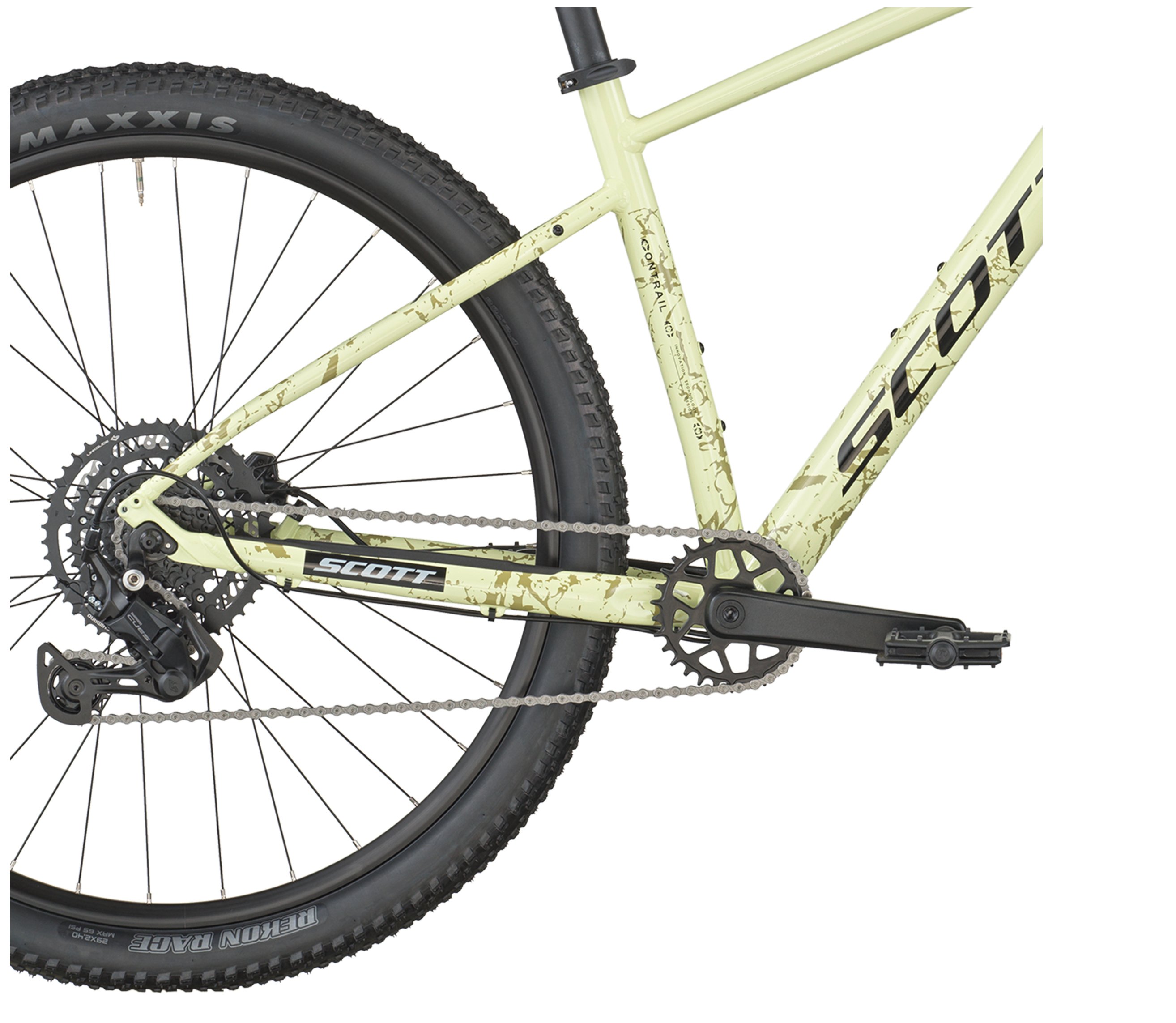Scott Contrail 30 Hardtail Mountain Bike In Luminary Green