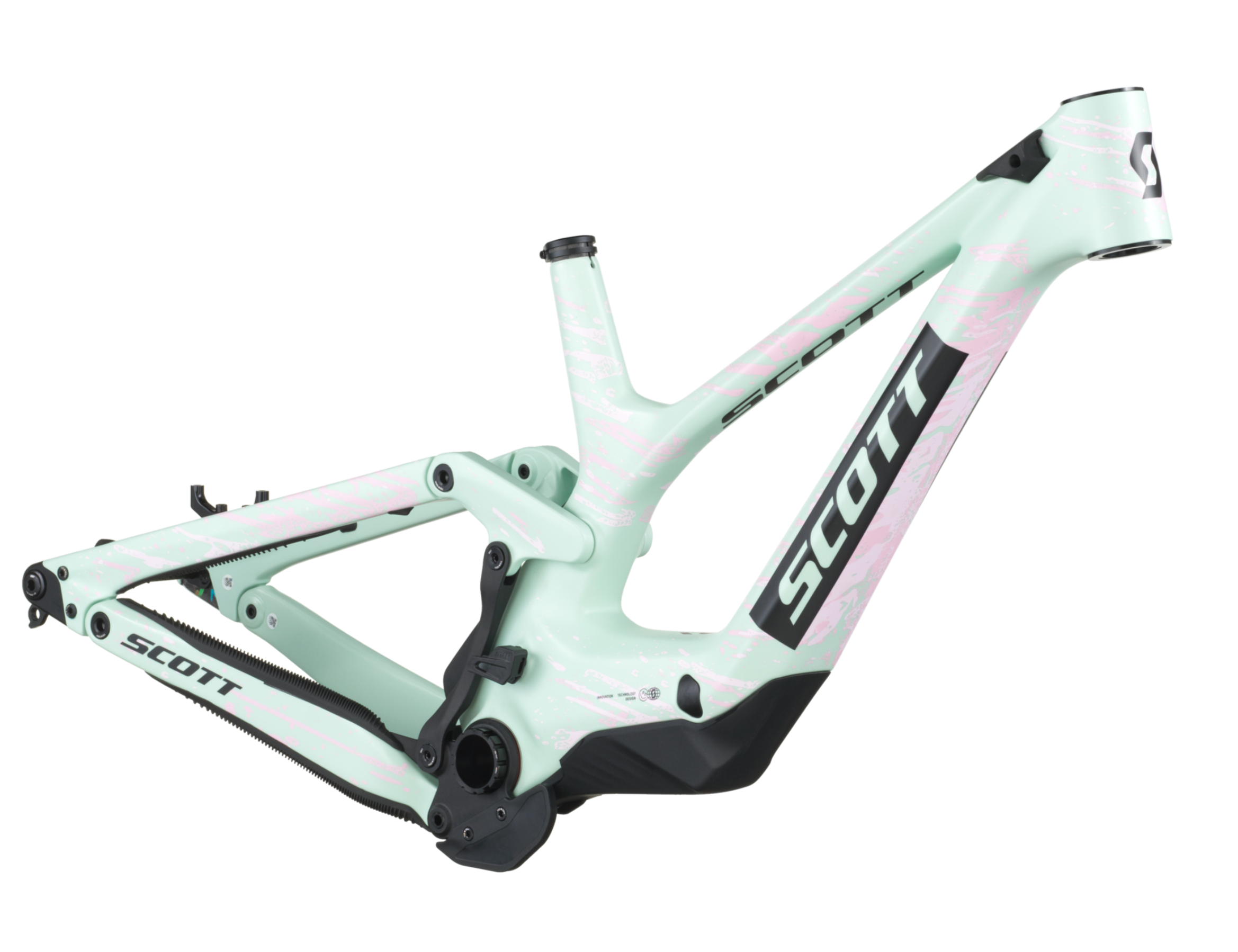 Scott Gambler 900 RC HMX Full Suspension Mountain Bike Frameset - Mistyade Green