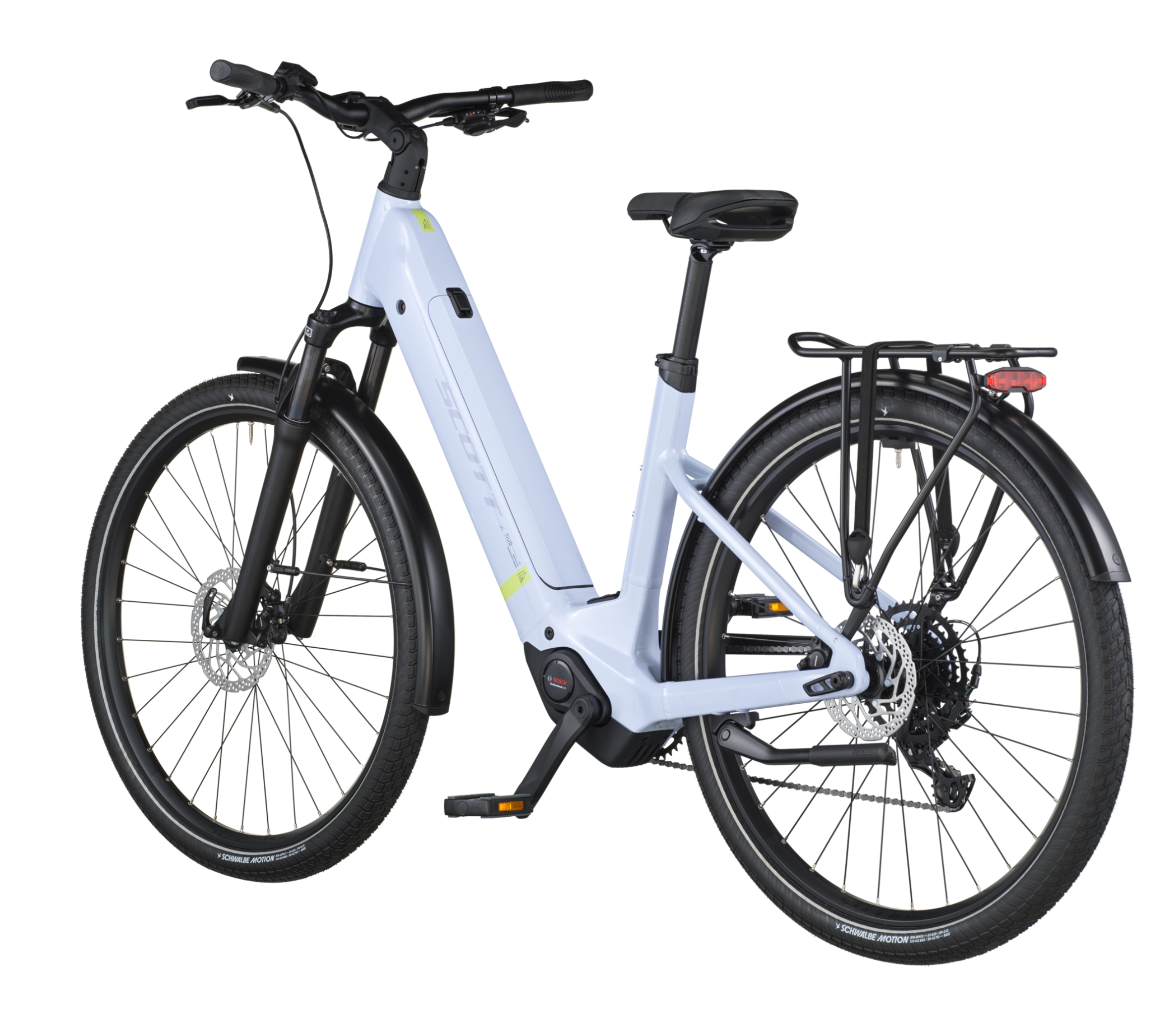Scott Sub Sport 30 Wave Electric Hybrid Bike In Icy Blue