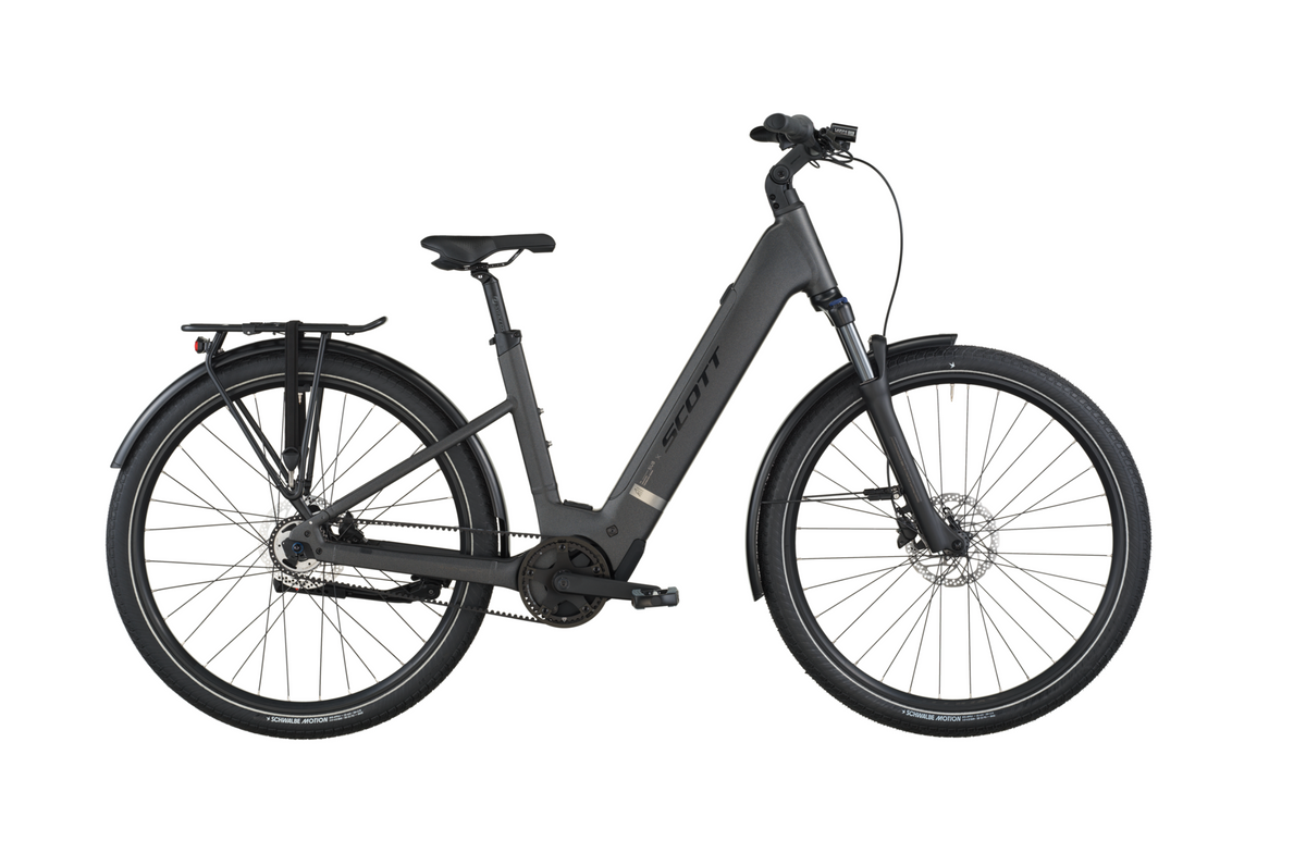 Scott Sub Tour 30 Wave Electric Hybrid Bike In Midnight Grey