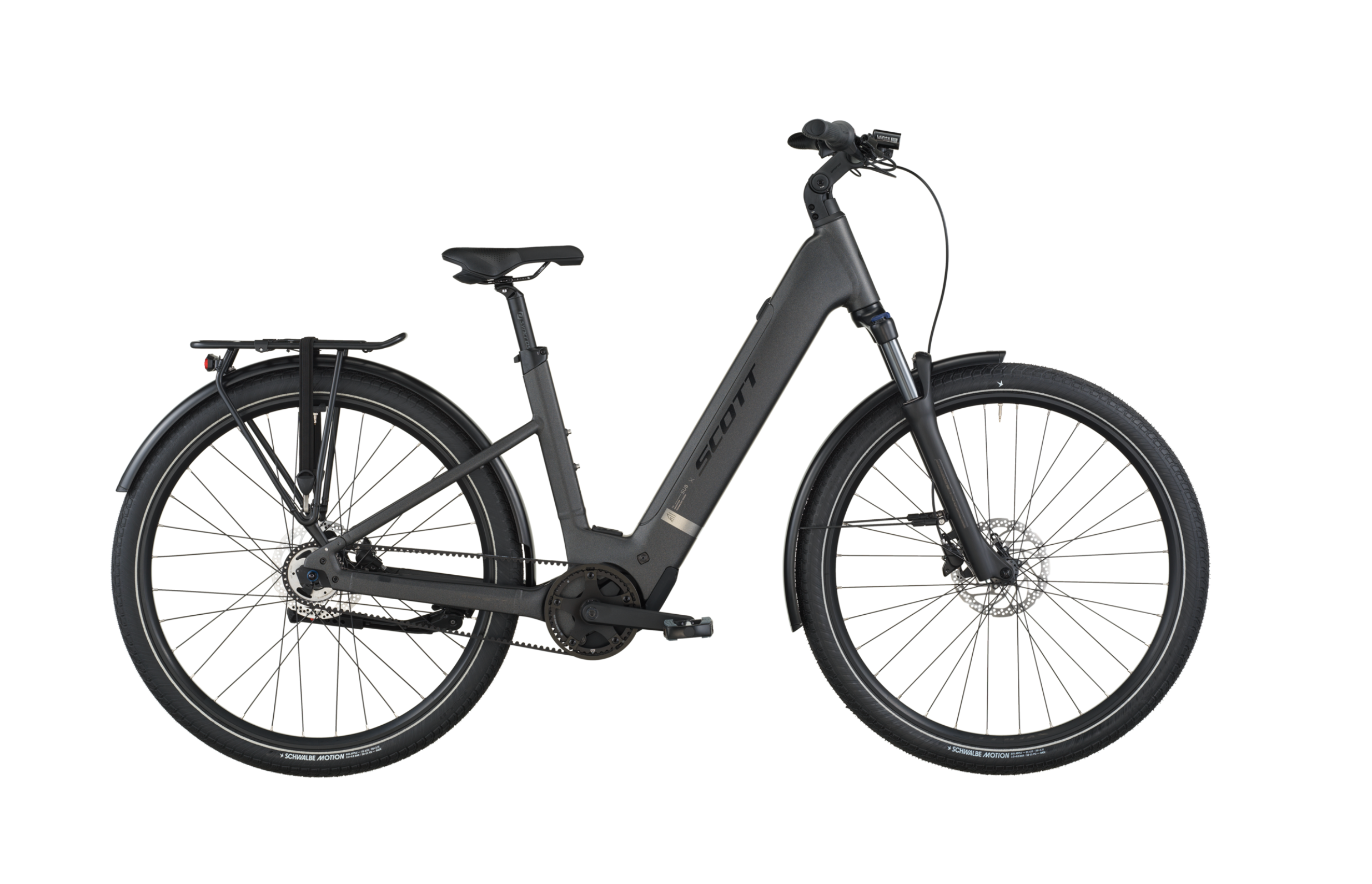 Scott Sub Tour 30 Wave Electric Hybrid Bike In Midnight Grey