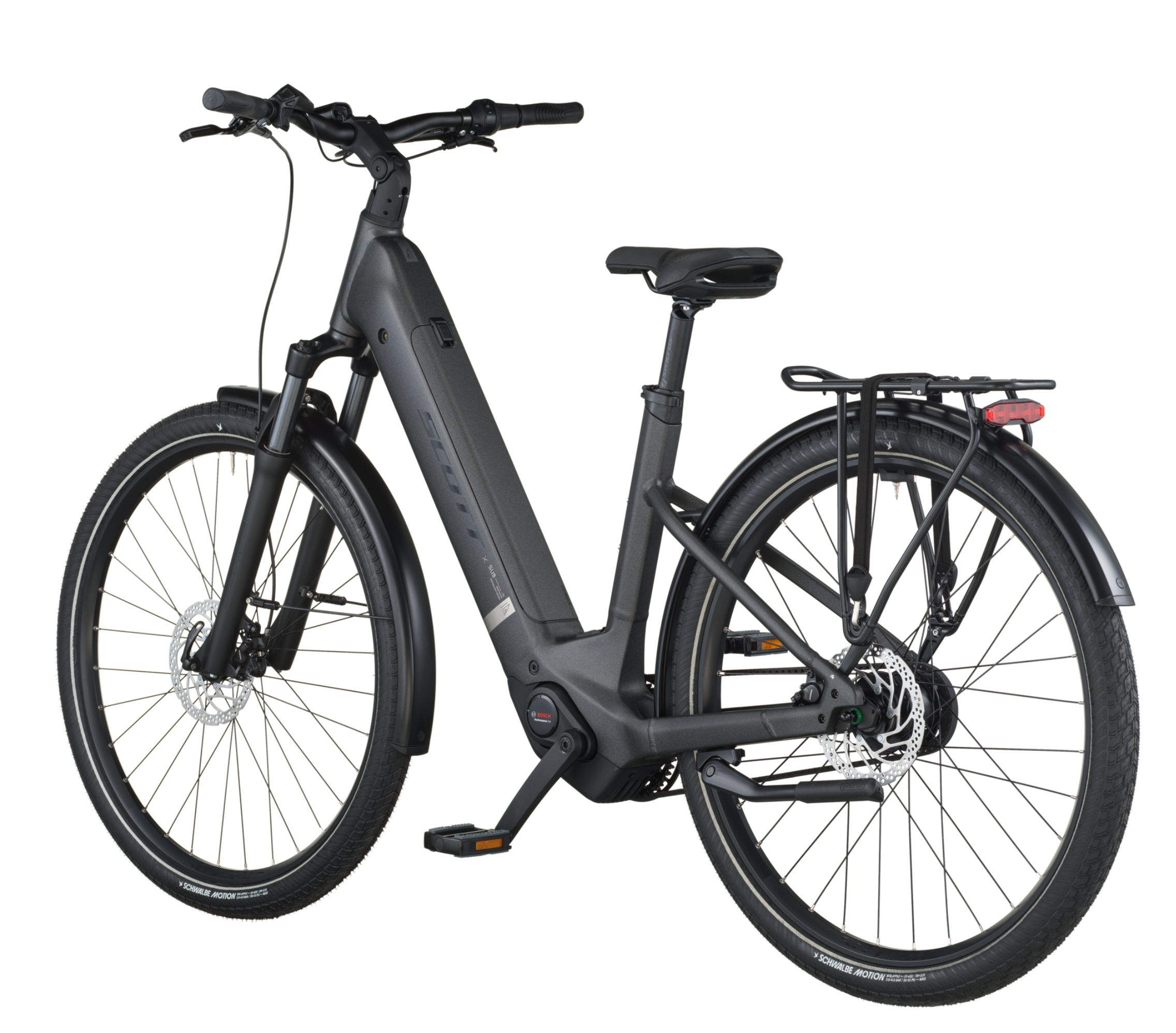 Scott Sub Tour 30 Wave Electric Hybrid Bike In Midnight Grey