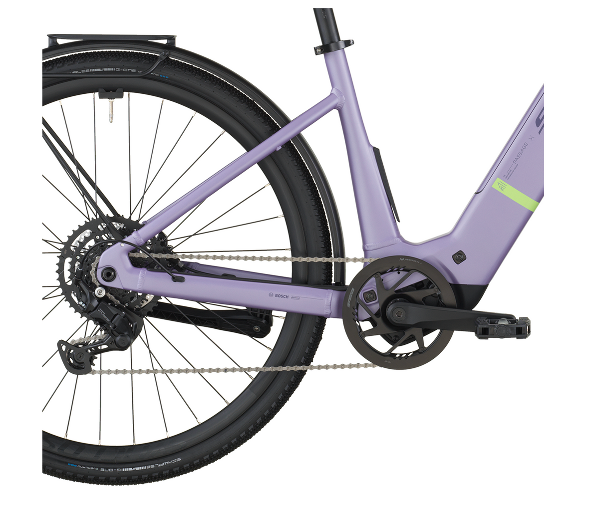 Scott Passage 20 Wave Electric Hybrid Bike In Lila Purple