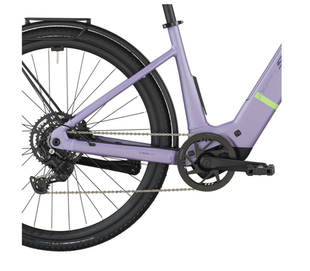 Scott Passage 20 Wave Electric Hybrid Bike In Lila Purple