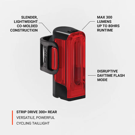Lezyne Strip Drive Front & Rear Bicycle Lightset