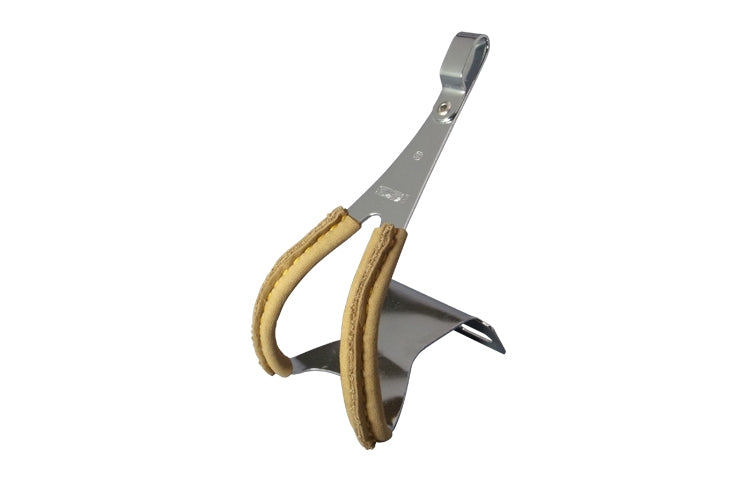 MKS Steel Toe Clip With Leather Size Medium