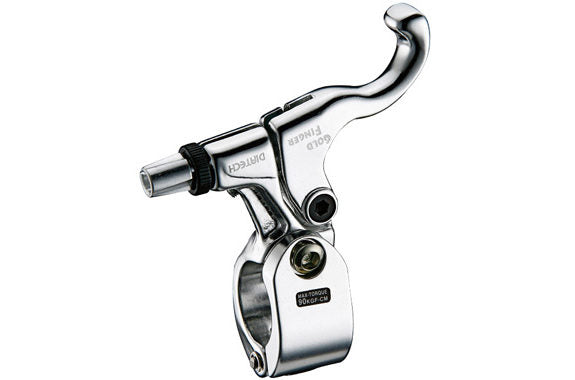 Dia-Compe Tech 99 BMX brake lever silver right hand with forged alloy clamp and cold forged lever blade.