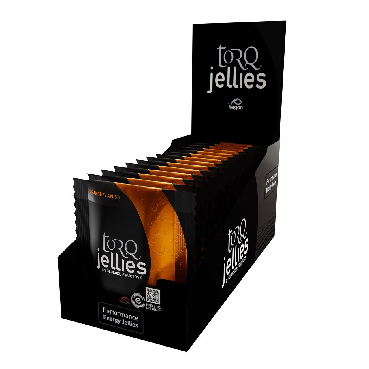 TORQ Nutrition Energy Jellies Available In 3 Natural Flavours Box of 15 Packs