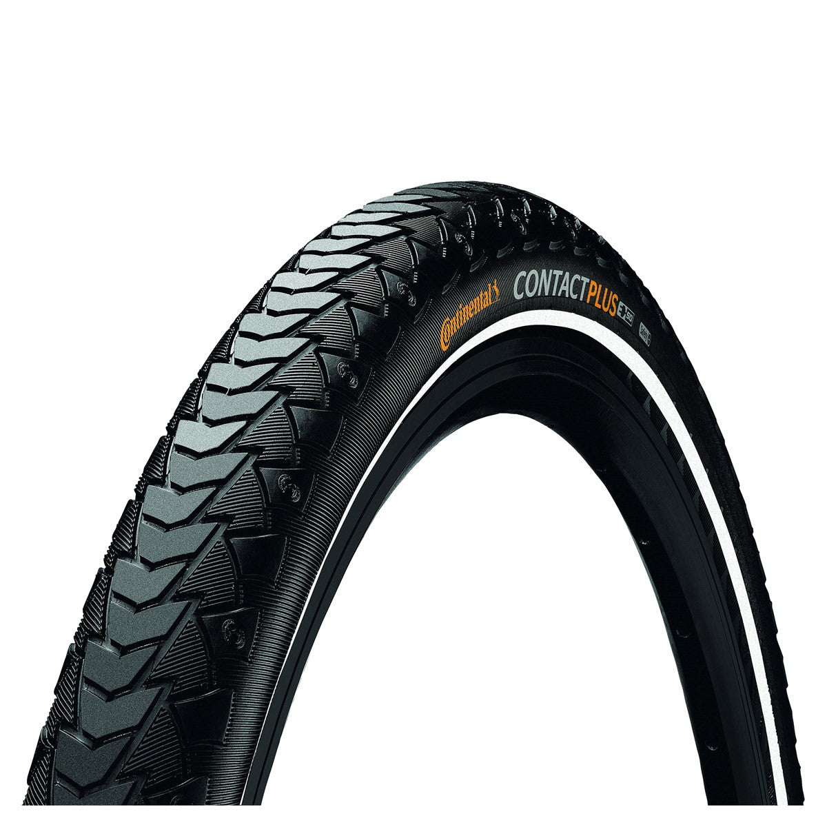 Continental Contact Plus Wired Tyre In Black/Reflex