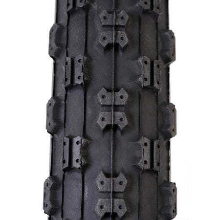 Tioga Comp III BMX tyres tread pattern showing durability and traction for racing on loose surfaces.