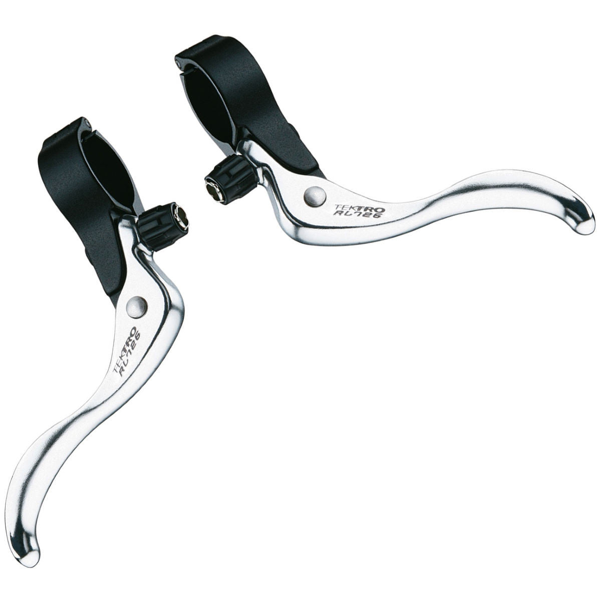 Tektro RL726 Cyclo Cross Top Mount 26mm Brake Levers In Silver/Black