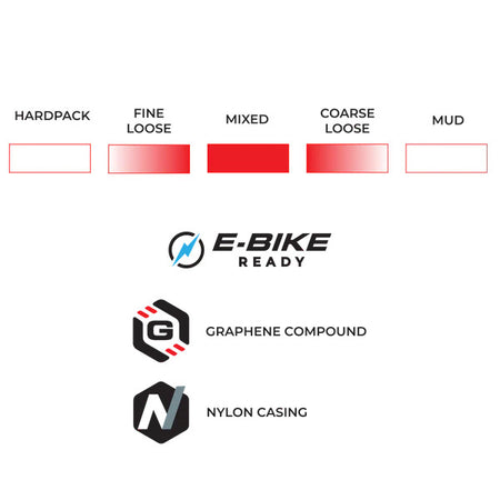 Vittoria Terreno T50 Mixed Gravel Endurance G2.0 Tubeless Ready Folding Tyre