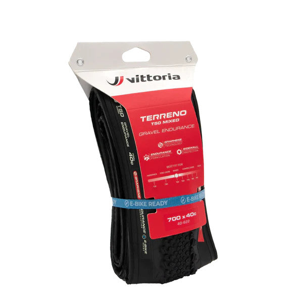 Vittoria Terreno T50 Mixed Gravel Endurance G2.0 Tubeless Ready Folding Tyre