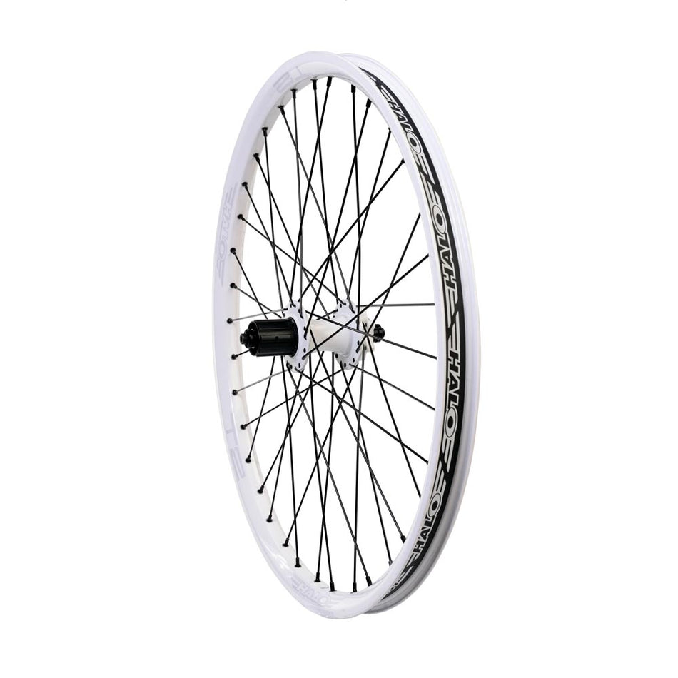 Halo T2 24" Bicycle MTB Wheels - White