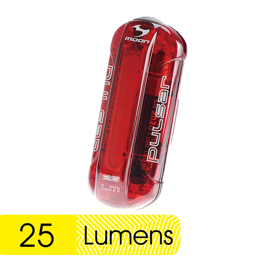Moon Pulsar 25 Lumen Battery Rear Bicycle Light