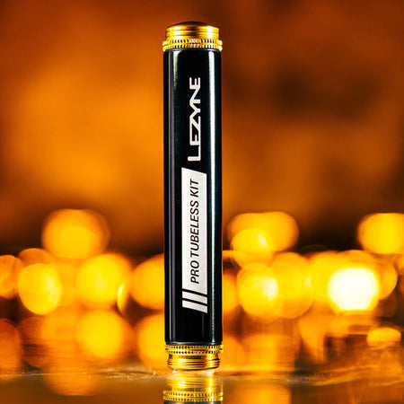 Lezyne Pro Tubeless Kit Includes Inserter Tool/ Plug Retention Tool /Stainless Steel Knife / Presta CO2 Inflator & Tyre Plugs